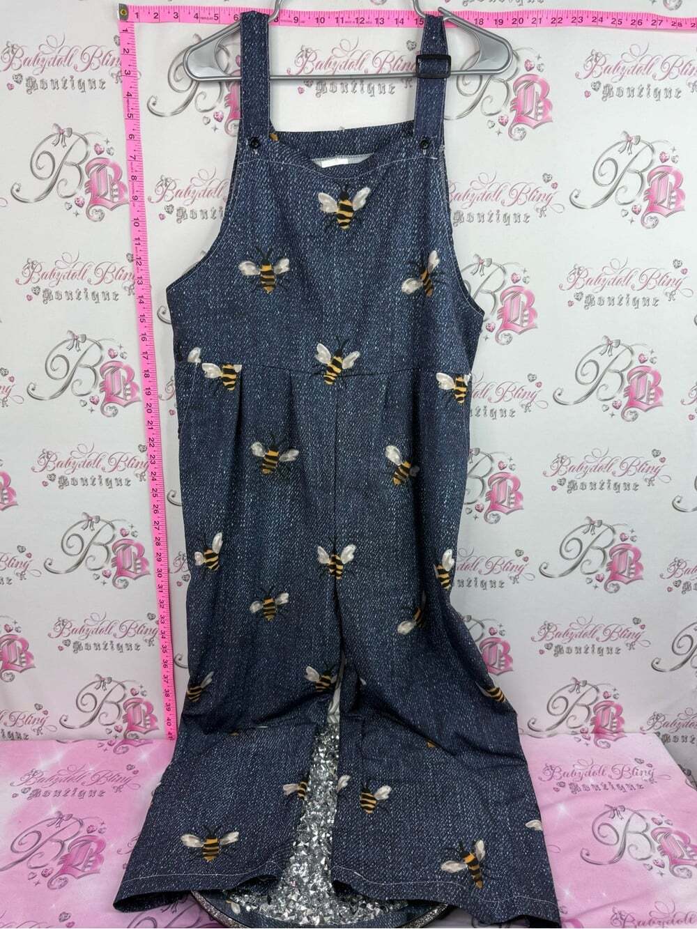 Jumpsuit one piece bees 🐝 Bee Denim look Overalls Jumpsuit